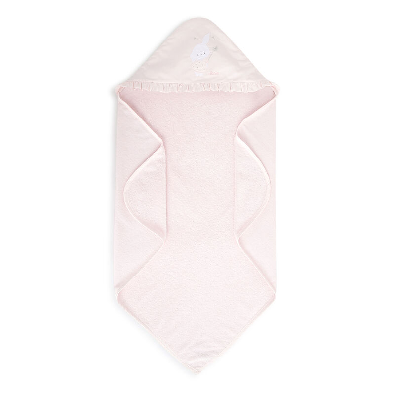 Girls Light Pink Woven Bathwrap image number 0